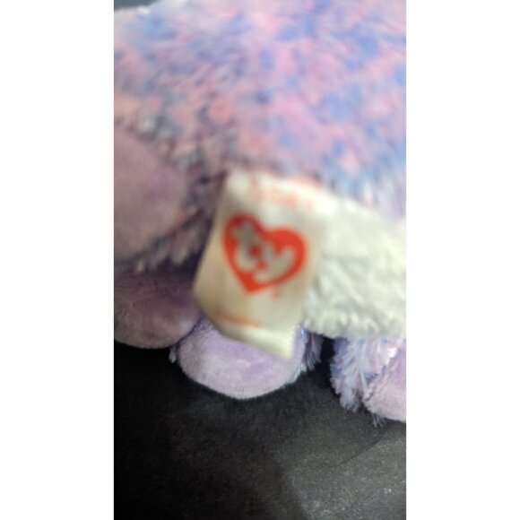 Ty Beanie Boos Cassidy The 6" Purple Cat Stuffed Animal Toy Plush - Picture 7 of 7